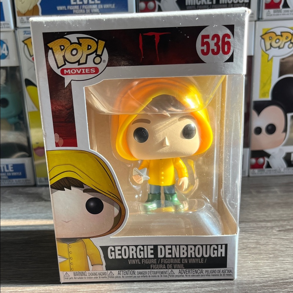 Funko Pop! Movies Georgie Denbrough Vinyl Figure - Yellow and Green